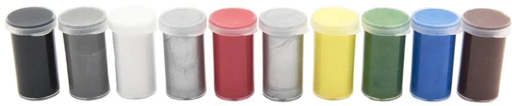 Kittfort barvy hobby modelářské UNIKOLKY 9xbarva+1x lak