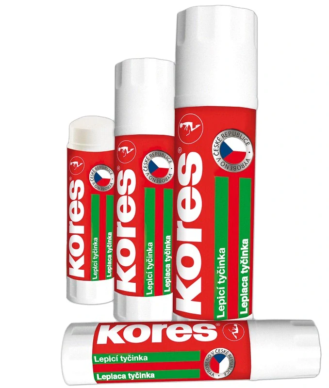 KORES Lepicí tyčinka, 4x15 g  / 3+1 ZDARMA/
