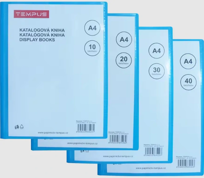 TMP Katalogová kniha A4/30 listová, výměnná přední strana