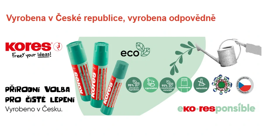 KORES Lepicí tyčinka stick 20g ECO