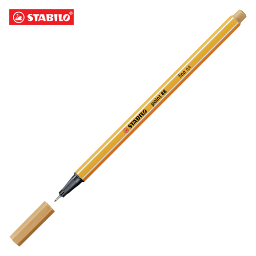 STABILO Liner STABILO point 88 tmavě okrový