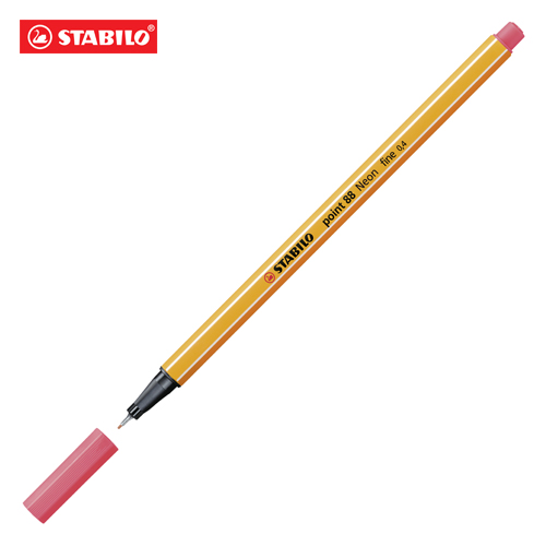 STABILO Liner STABILO point 88 neon červený