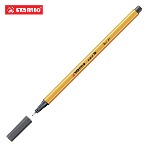 STABILO Liner STABILO point 88 tmavě šedý