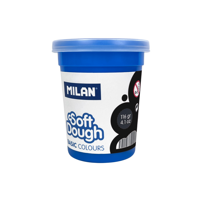MILAN Plastelína MILAN Soft Dough čierna 116g /1ks