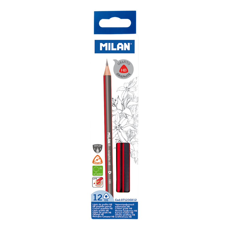 MILAN Tužka MILAN trojhranná HB