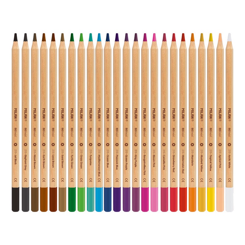MILAN Pastelky MILAN šestihranné 3,3mm / 24ks