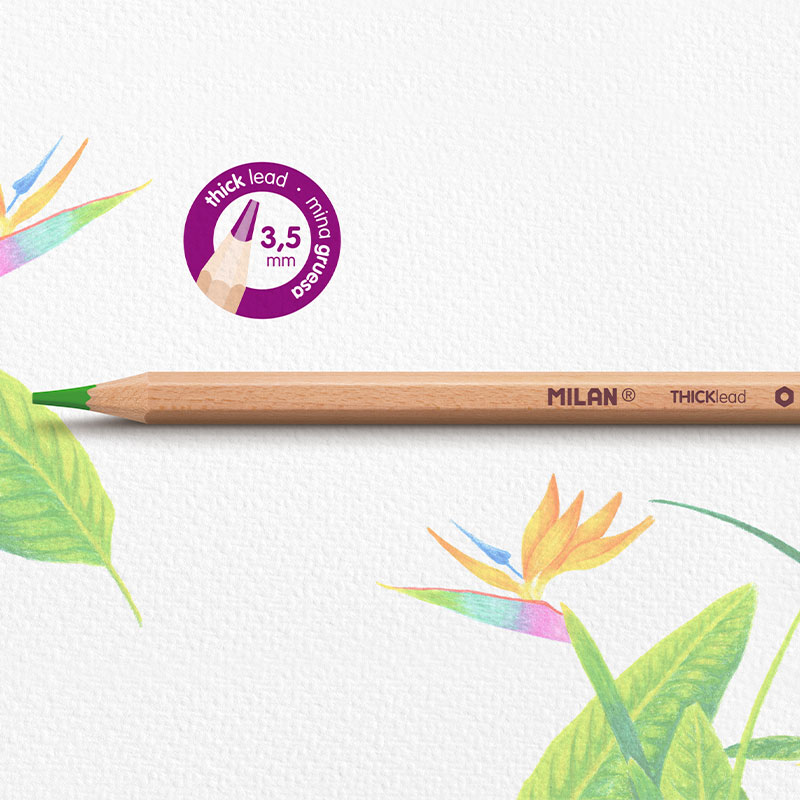 MILAN Pastelky MILAN šestihranné 3,3mm / 24ks