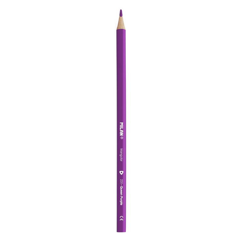 MILAN Pastelky MILAN Ergo Grip trojhranné, Purple