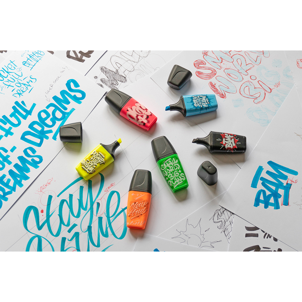 STABILO Zvýrazňovač STABILO BOSS MINI by Snooze One - žlutá