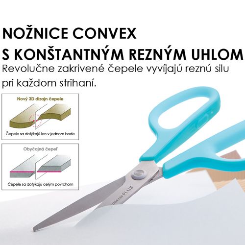 PLUS JAPAN Nůžky PLUS SC-175S zelené 7"/18 cm