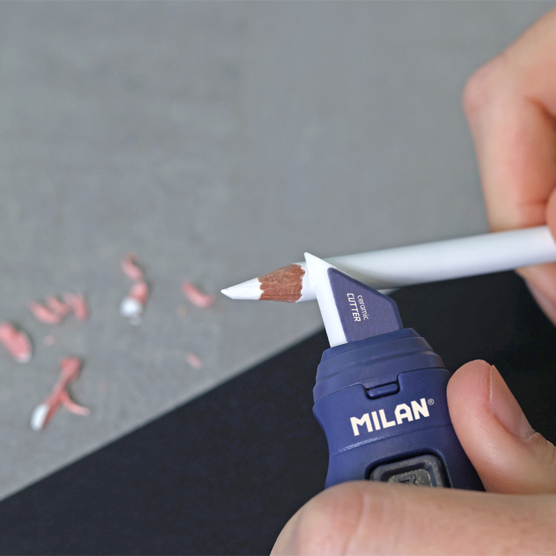 MILAN Sada - tužky MILAN 3 ks, hrubá tuha, bílá 4 mm