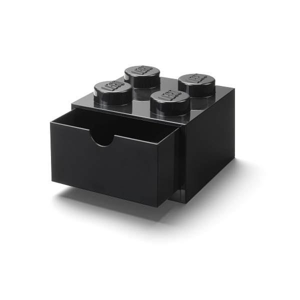 LEGO Storage LEGO stolní box 4 se zásuvkou - černá