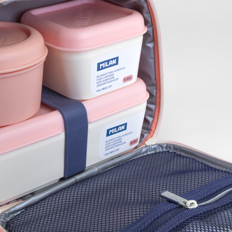 MILAN Box na svačinu MILAN 0,75 l Pink