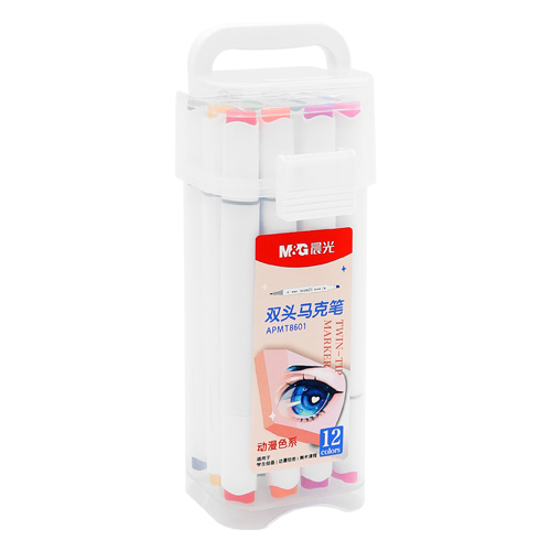 M&G Fixy M&G Twin Tip Marker - sada 12 ks
