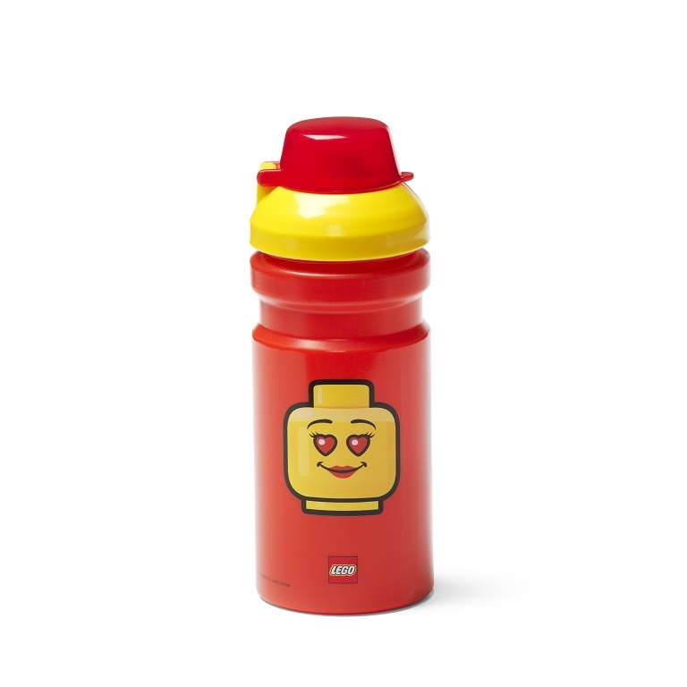 LEGO Storage LEGO ICONIC Girl svačinový set (láhev a box) - žlutá/červená