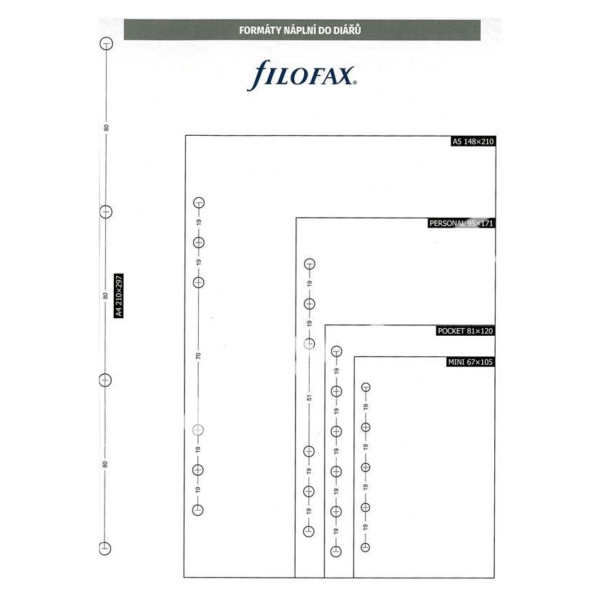 FILOFAX Náplň do kapesního diáře 2024 Filofax, denní