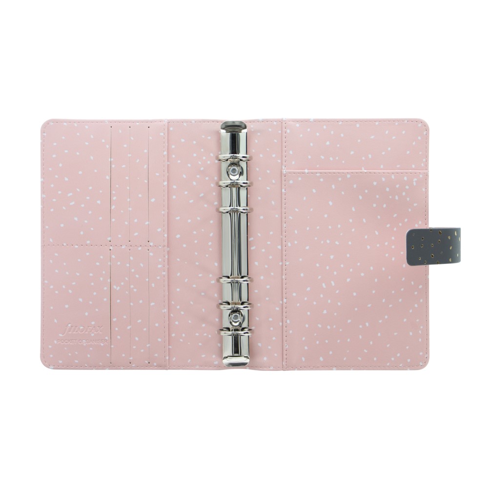 FILOFAX Diář Filofax Confetti Charcoal, osobní