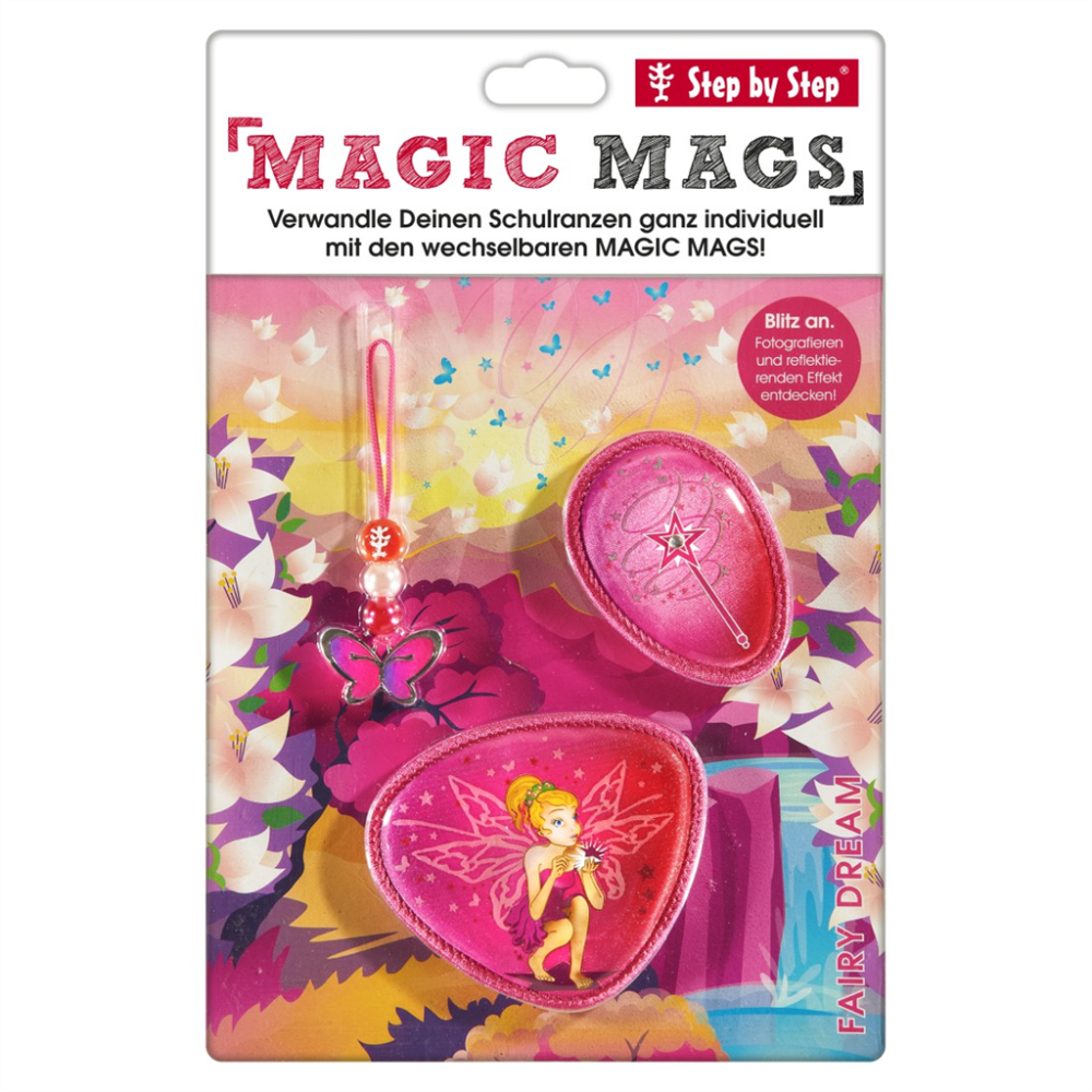 Doplňkový set obrázků MAGIC MAGS Víla Finnja k aktovkám GRADE, SPACE, CLOUD, 2v1 a KID