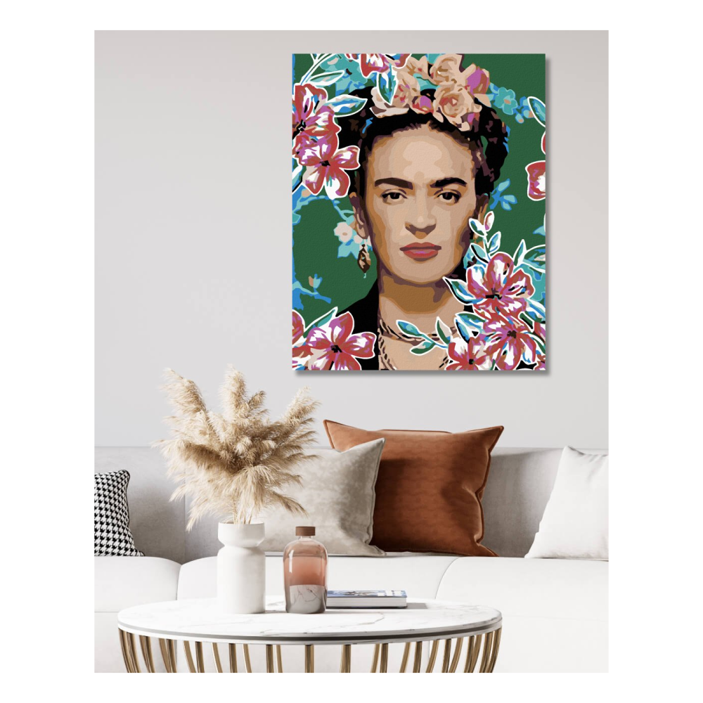 zuty Diamantové malování (s rámem) - Frida Kahlo I