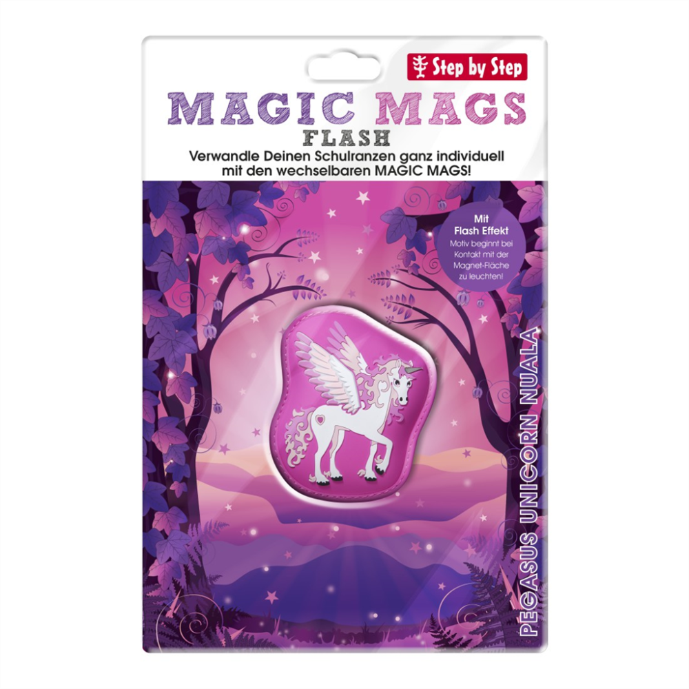 Step by Step Blikající obrázek Magic Mags Flash Pegasus Unicorn Nuala ke Step by Step GRADE,SPACE,CLOUD