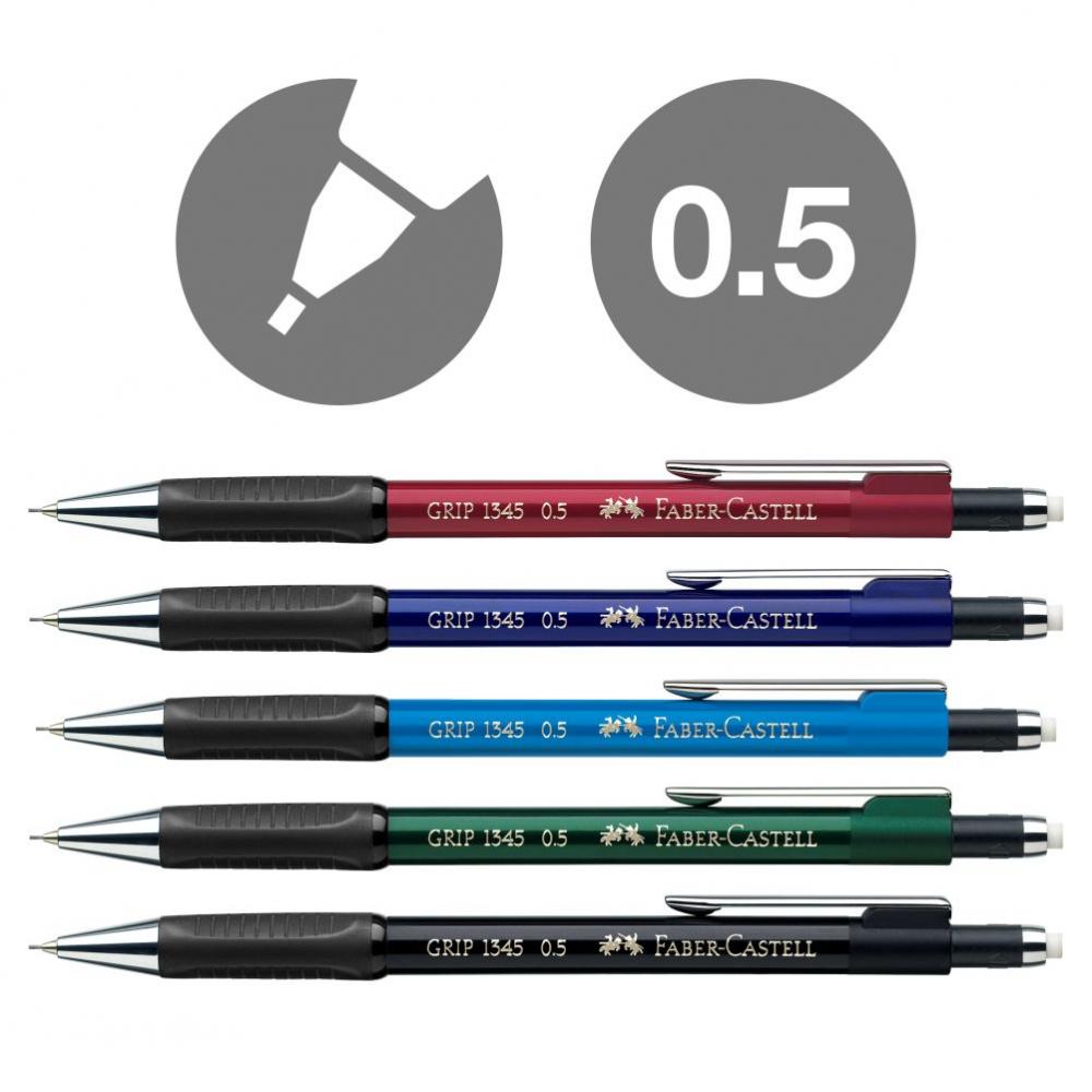 FABER-CASTELL Mechanická tužka FABER-CASTELL Grip 1345 - červená 0,5 mm