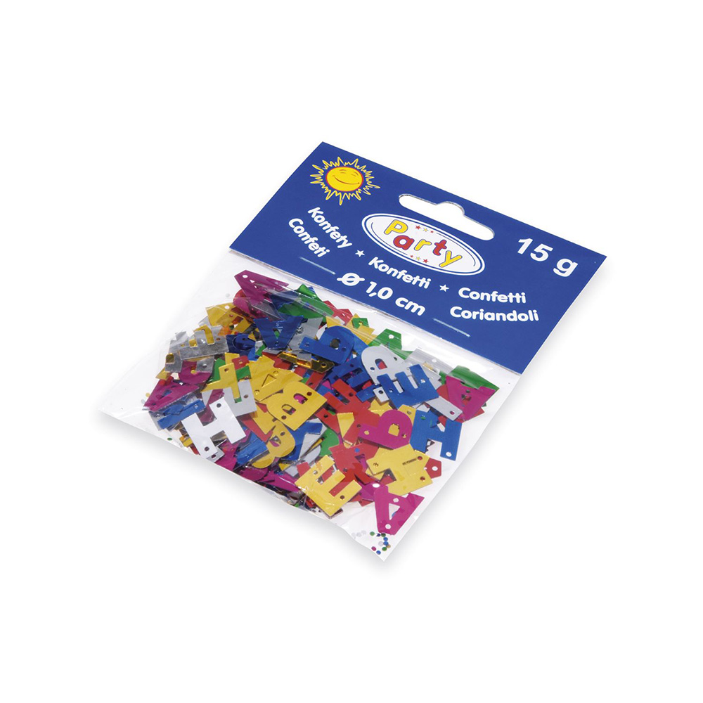 WIMEX Konfety lesklé Písmena 15 g