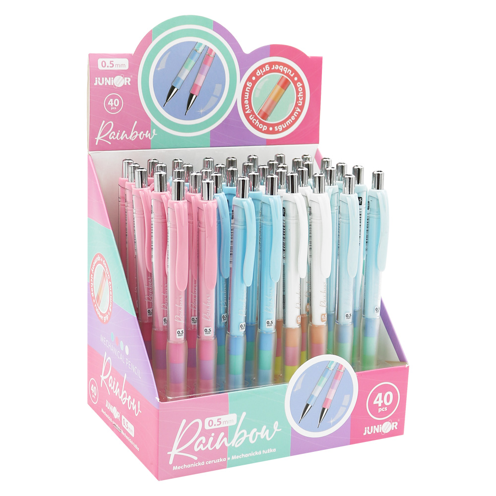 JUNIOR Mikrotužka / Pentelka JUNIOR Rainbow 0.5 mm (mix /cena 1ks)