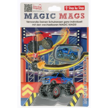 HAMA Doplňkový set obrázků MAGIC MAGS Monster Truck Rocky k aktovkám GRADE, SPACE, CLOUD