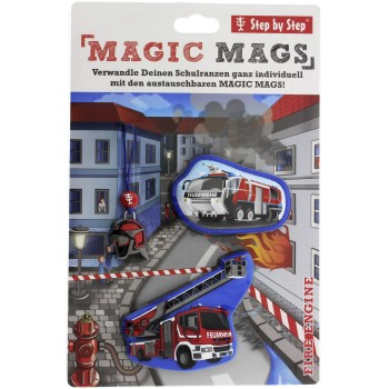 HAMA Doplňkový set obrázků MAGIC MAGS Požárníci k aktovkám GRADE, SPACE, CLOUD, 2v1 a KID