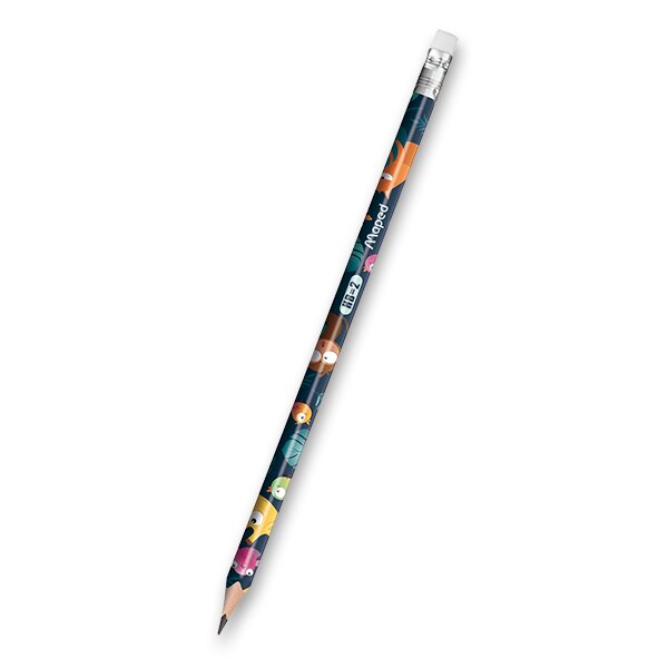 MAPED Tužka grafitová MAPED Jungle Fever s gumou + nádstavec - 2ks
