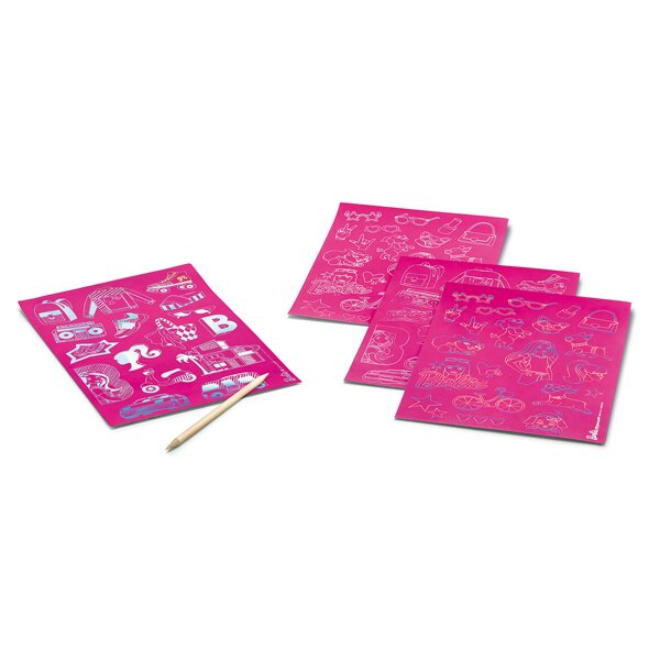 MAPED Kreativní sada MAPED Scratching Stickers Barbie
