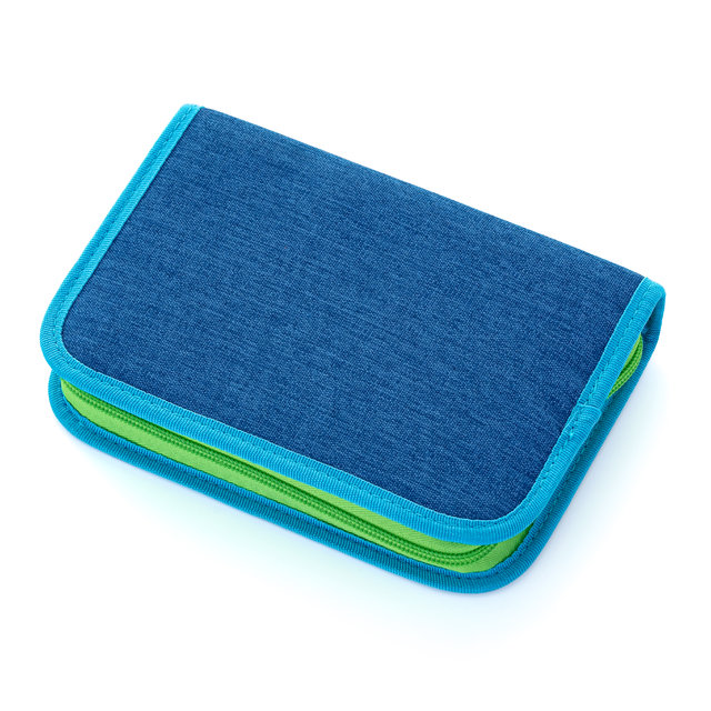 BAGMASTER Penál 1-posch. BagMaster Alfa 21 B Blue /Green