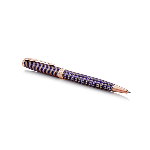 PARKER Pero kuličkové PARKER Sonnet Purple Chiselled PGT -M- black