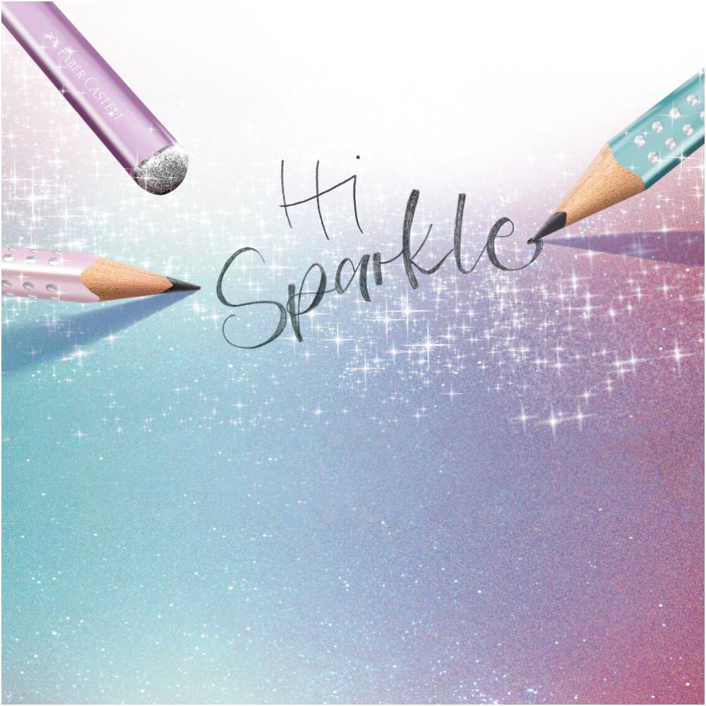 FABER-CASTELL Tužka Faber-Castell Sparkle - sky blue