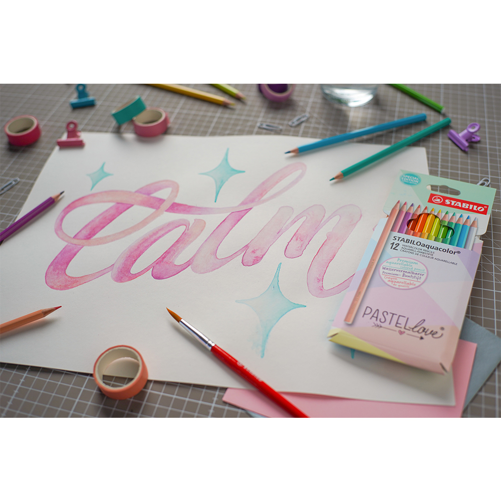STABILO Akvarelové barvičky STABILO Pastel Love - sada 12 ks