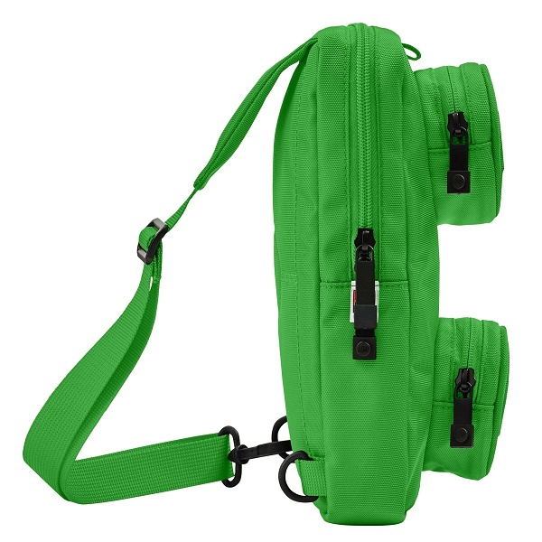 LEGO Signature LEGO Signature Brick 1x2 Sling Bag - s jedním popruhem, zelený