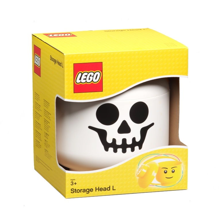 LEGO Storage LEGO úložná hlava (velikost L) - kostlivec