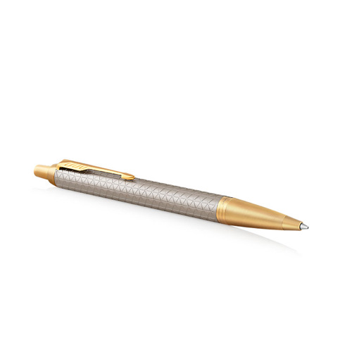 PARKER Pero kuličkové PARKER IM Premium Warm Grey GT -M- blue