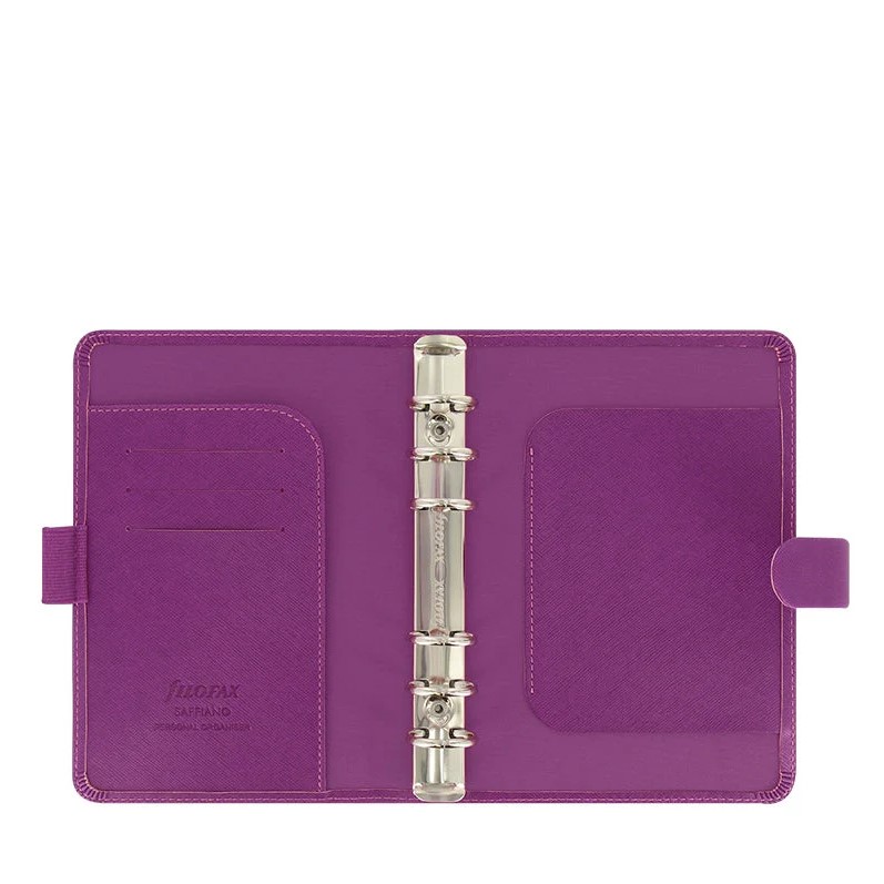 FILOFAX Diář Filofax Saffiano malinový, osobní