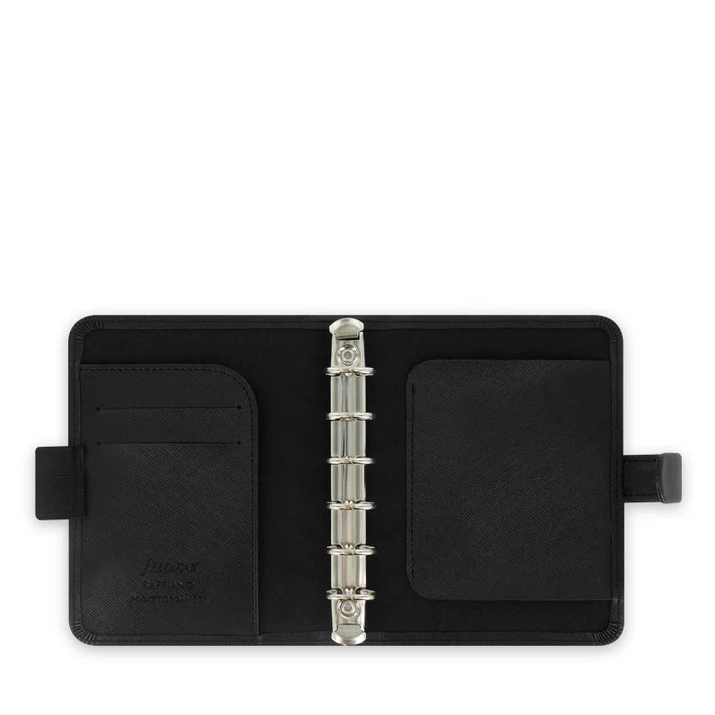 FILOFAX Diář Filofax Saffiano černý, kapesní