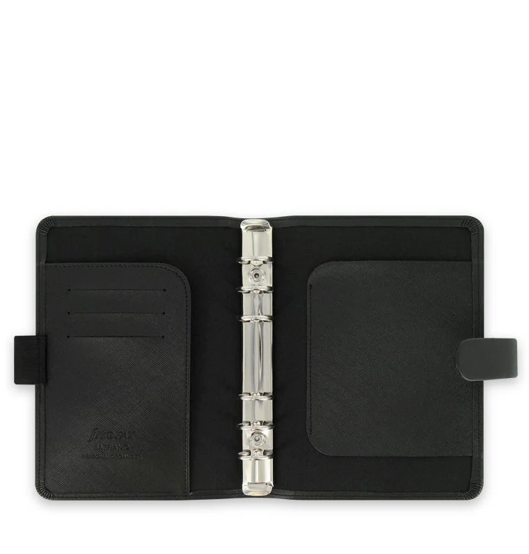 FILOFAX Diář Filofax Saffiano černý, osobní