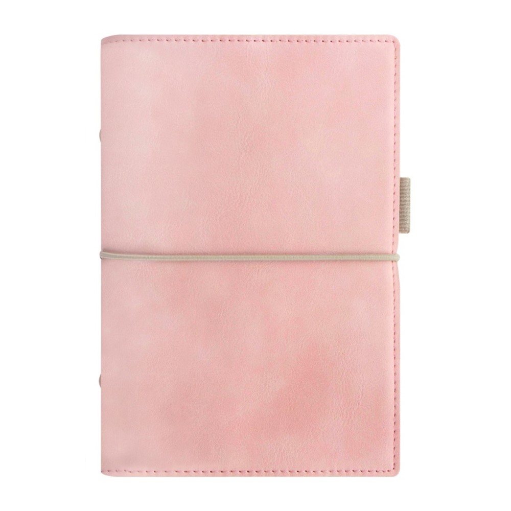 FILOFAX Diář Filofax Domino Soft - pastelově růžový, kapesní