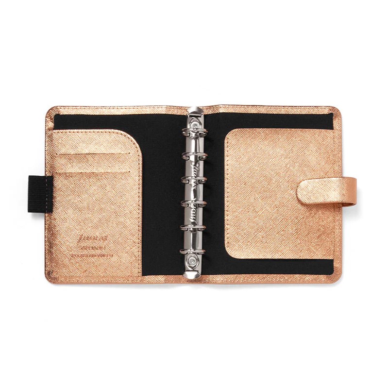 FILOFAX Diář Filofax Saffiano Rose Gold, kapesní