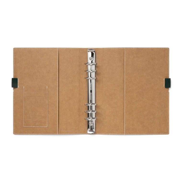 FILOFAX Diář Filofax A5 Eco Essential - Dark Ebony