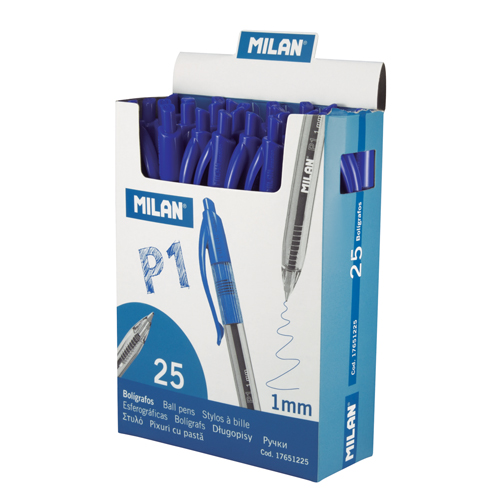 MILAN Pero kuličkové MILAN P1 1,0mm - červené