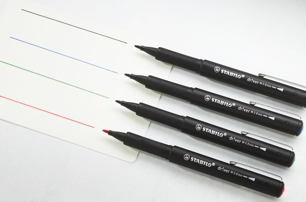 STABILO Liner medium STABILO dr!ver 0,8 mm - zelená
