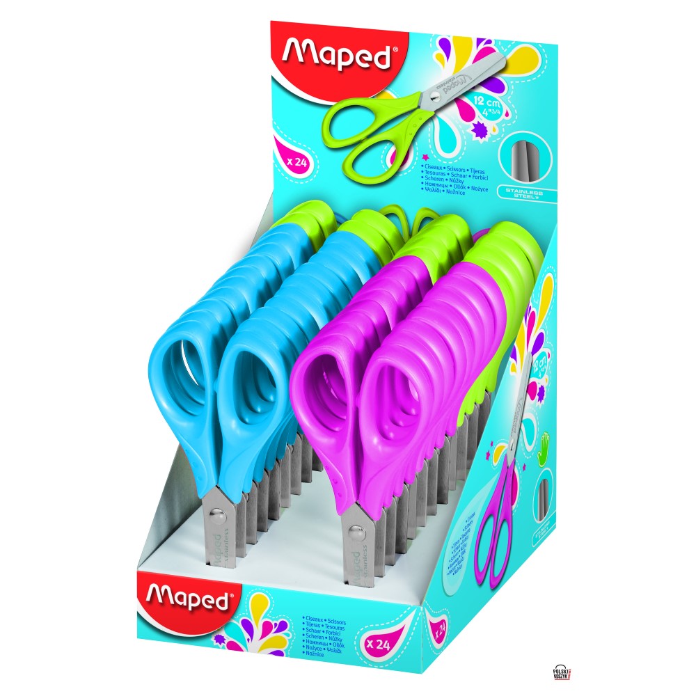 MAPED Nůžky MAPED Essentials pro leváky 5"/13 cm (mix /cena 1ks)