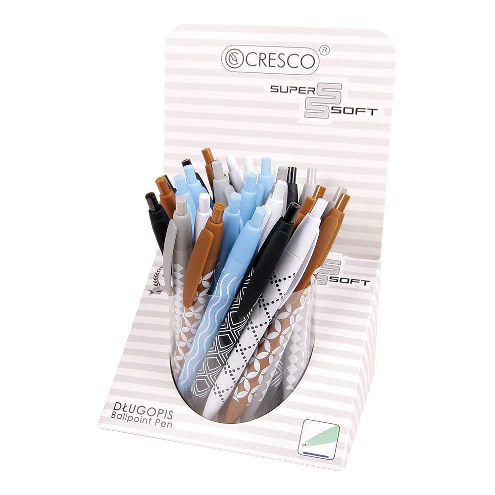 CRESCO Pero kuličkové SUPER SOFT (mix/cena 1ks) modrá náplň