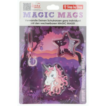 Doplňková sada obrázků MAGIC MAGS Sweet Unicorn Nuala pro aktovky GRADE, SPACE, CLOUD, 2IN