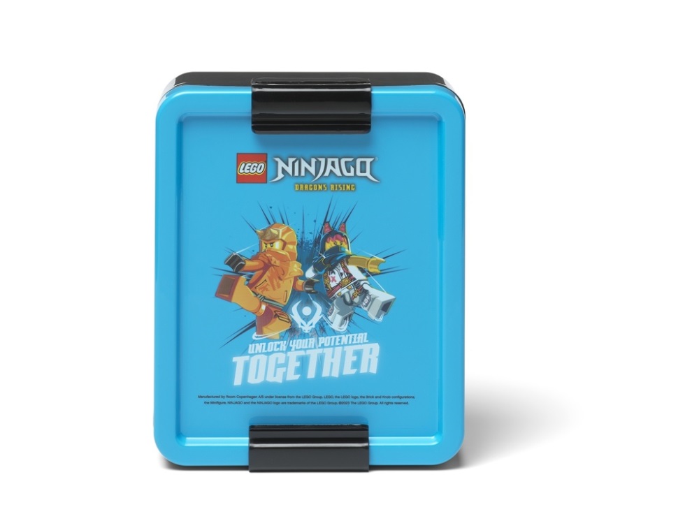 LEGO Storage LEGO Ninjago svačinový set (láhev a box) - modrá